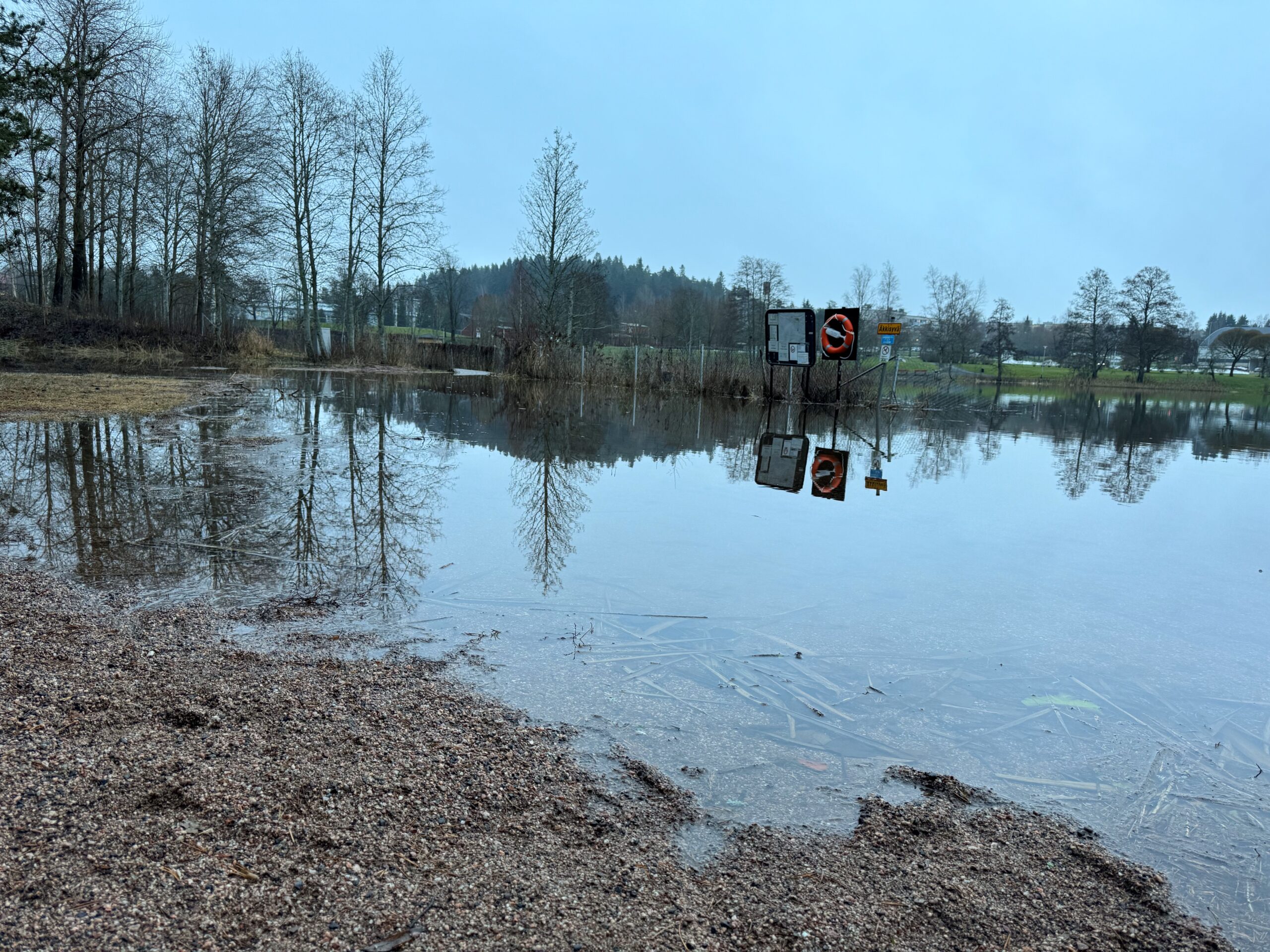 Kuva Linikkalanlammilta Forssasta 27.11.2024